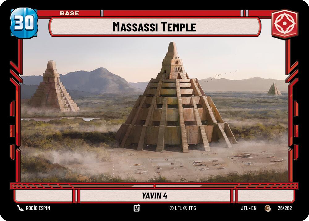 Massassi Temple // X-Wing (026/262 // T02/T04) (026/262 // T02/T04) [Jump to Lightspeed] | Fandemonia Ltd