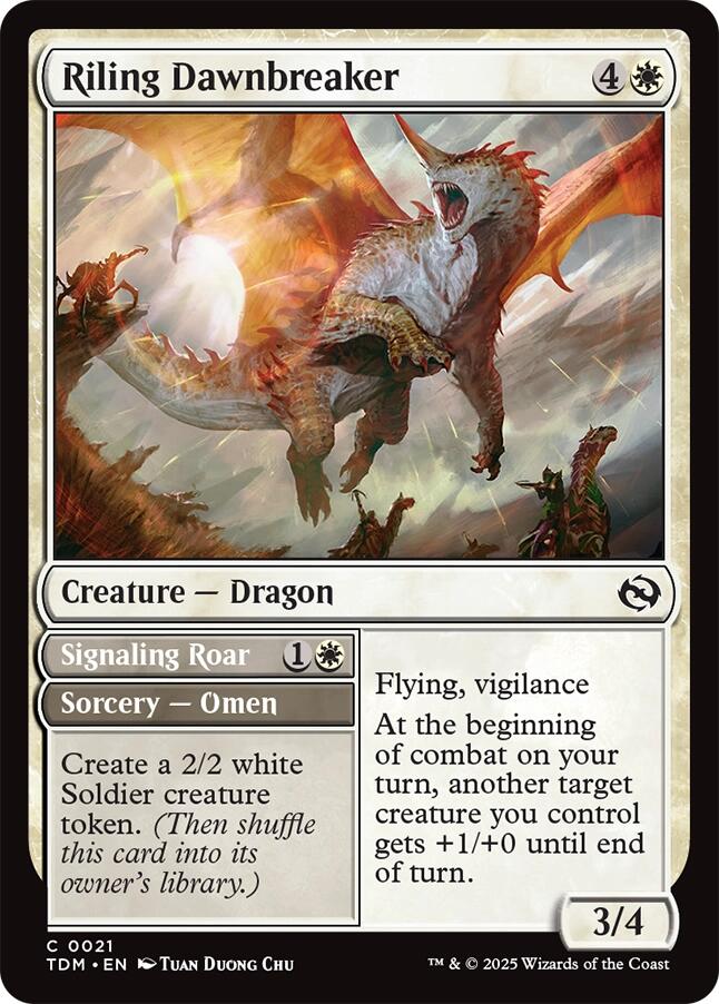 Riling Dawnbreaker [Tarkir: Dragonstorm] | Fandemonia Ltd