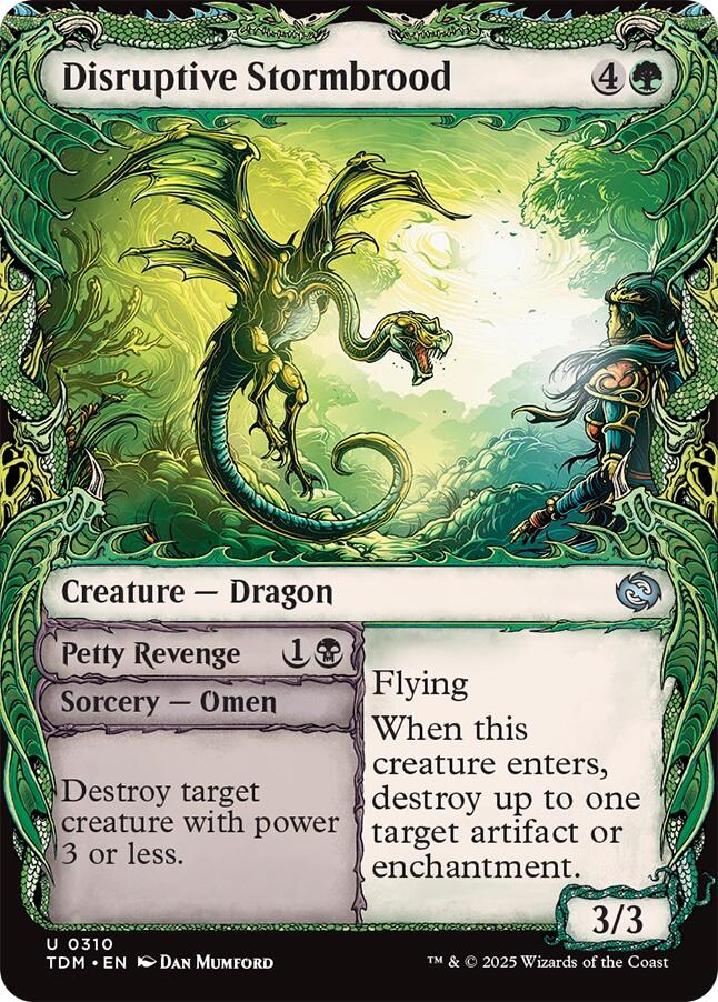 Disruptive Stormbrood (Showcase) [Tarkir: Dragonstorm] | Fandemonia Ltd