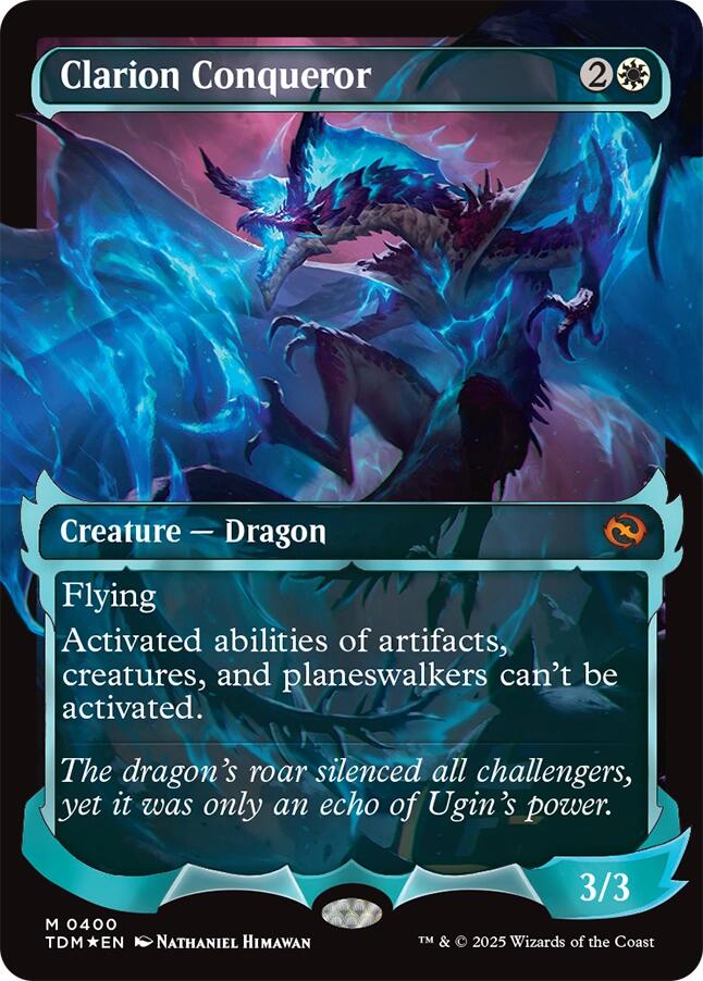 Clarion Conqueror (Showcase) [Tarkir: Dragonstorm] | Fandemonia Ltd
