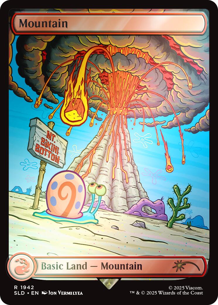 Mountain (1942) (Rainbow Foil) [Secret Lair Drop Series] | Fandemonia Ltd