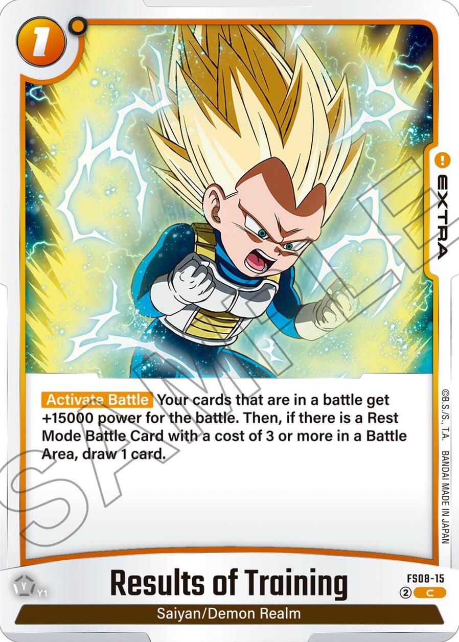 Results of Training [Starter Deck: Vegeta (Mini) Super Saiyan 3] | Fandemonia Ltd