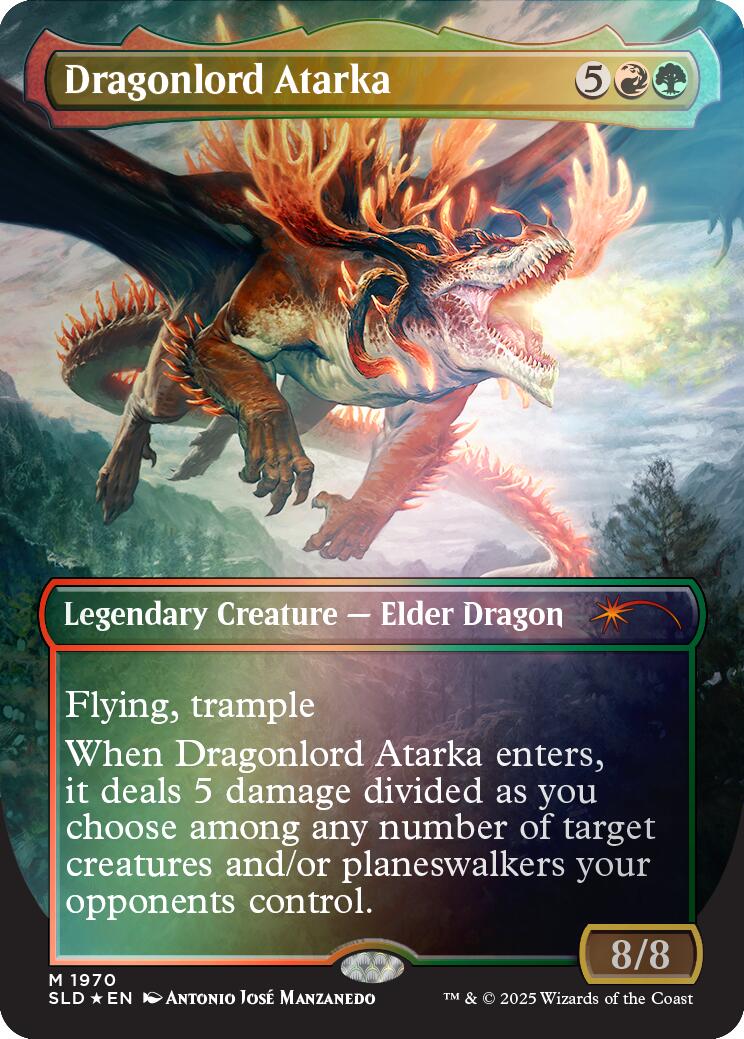 Dragonlord Atarka (Rainbow Foil) [Secret Lair Drop Series] | Fandemonia Ltd