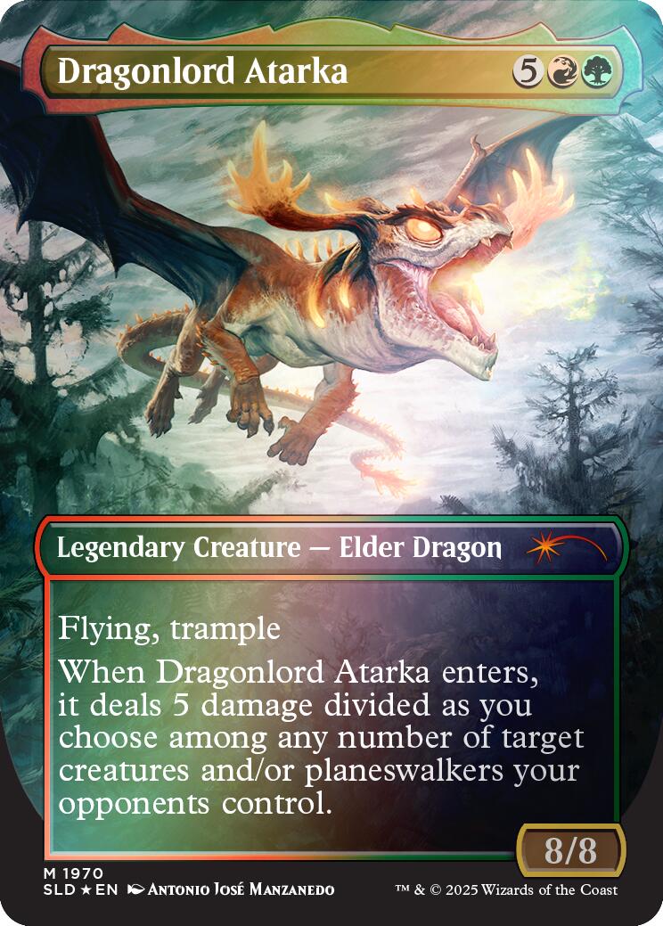 Dragonlord Atarka (Rainbow Foil) [Secret Lair Drop Series] | Fandemonia Ltd