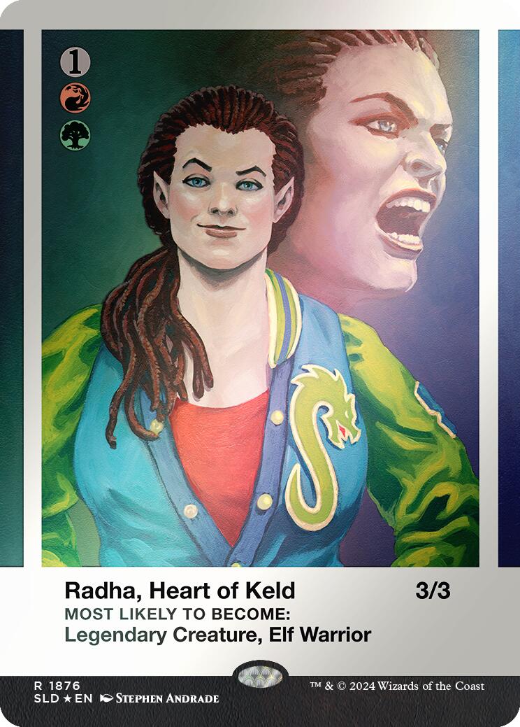 Radha, Heart of Keld (Rainbow Foil) [Secret Lair Drop Series] | Fandemonia Ltd