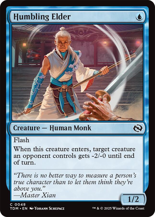 Humbling Elder [Tarkir: Dragonstorm] | Fandemonia Ltd