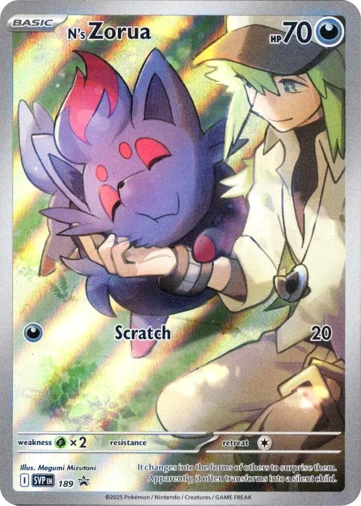 N's Zorua (SVP189) [Scarlet & Violet: Black Star Promos] | Fandemonia Ltd