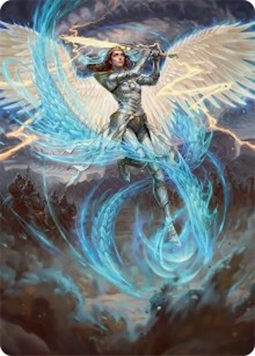 Elspeth, Storm Slayer Art Card (49/54) [Tarkir: Dragonstorm Art Series] | Fandemonia Ltd