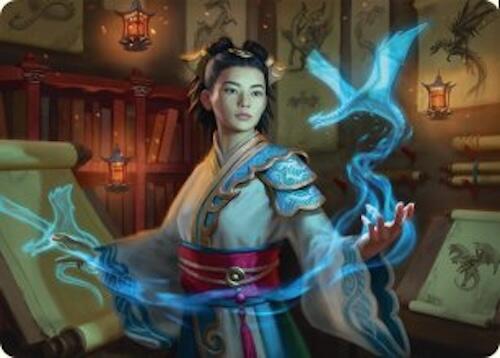 Dragonologist Art Card (6/54) [Tarkir: Dragonstorm Art Series] | Fandemonia Ltd
