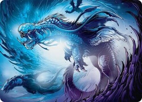 Roiling Dragonstorm Art Card (33/54) [Tarkir: Dragonstorm Art Series] | Fandemonia Ltd