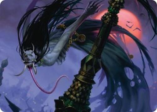 Qarsi Revenant Art Card (12/54) [Tarkir: Dragonstorm Art Series] | Fandemonia Ltd