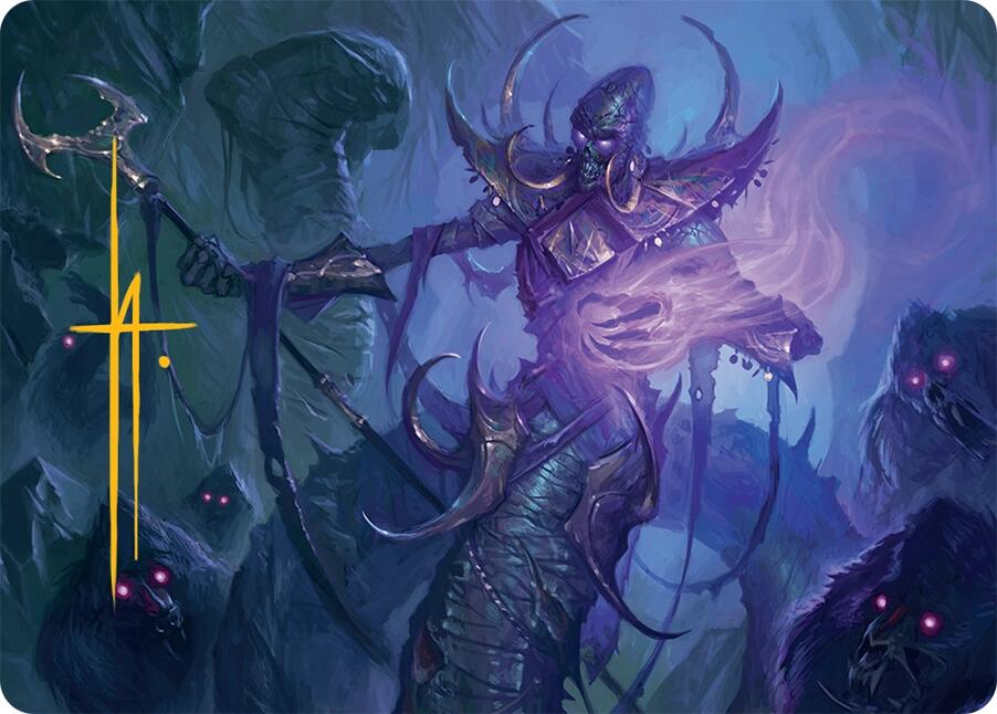 Sidisi, Regent of the Mire Art Card (14/54) (Gold-Stamped Signature) [Tarkir: Dragonstorm Art Series] | Fandemonia Ltd