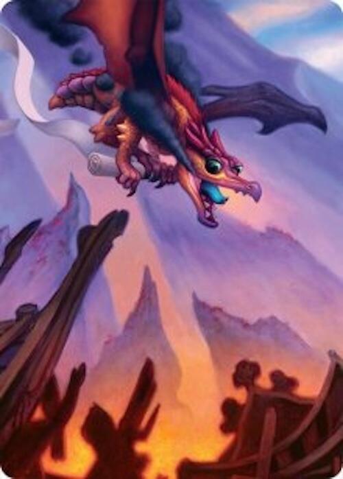 Scavenger Regent Art Card (45/54) [Tarkir: Dragonstorm Art Series] | Fandemonia Ltd