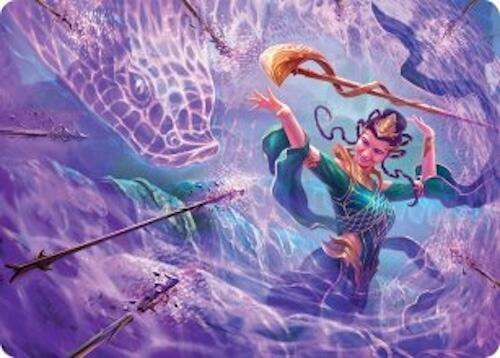 Snakeskin Veil Art Card (19/54) [Tarkir: Dragonstorm Art Series] | Fandemonia Ltd