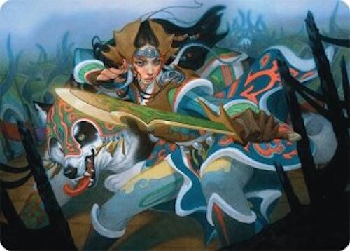 Eshki Dragonclaw Art Card (23/54) [Tarkir: Dragonstorm Art Series] | Fandemonia Ltd