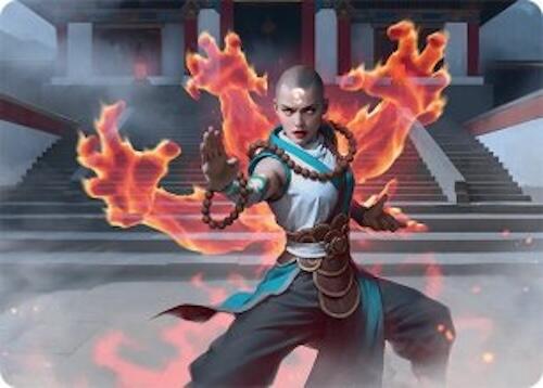Flamehold Grappler Art Card (24/54) [Tarkir: Dragonstorm Art Series] | Fandemonia Ltd