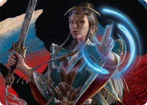 Narset, Jeskai Waymaster Art Card (44/54) [Tarkir: Dragonstorm Art Series] | Fandemonia Ltd