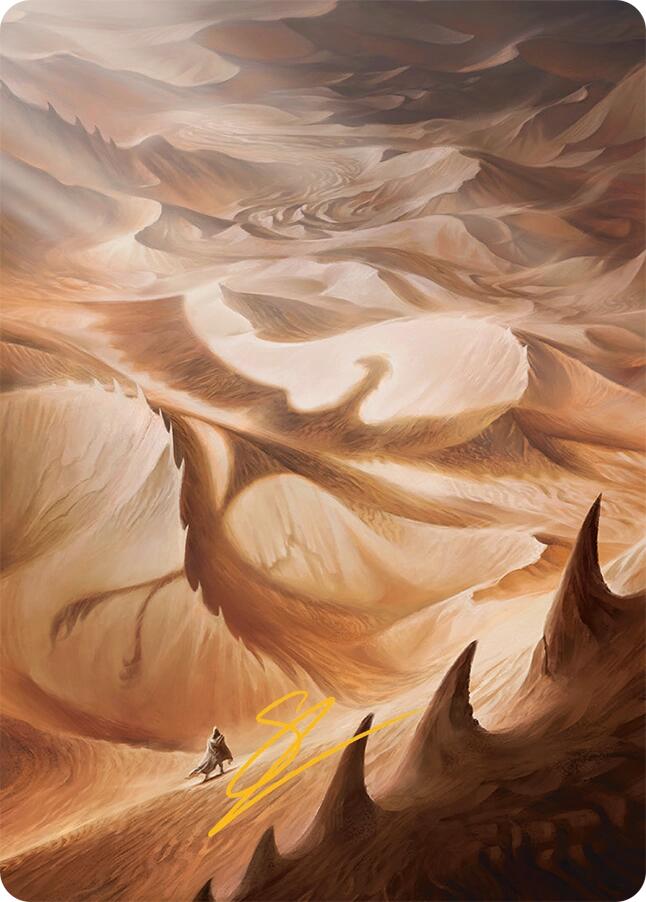 Plains Art Card (30/54) (Gold-Stamped Signature) [Tarkir: Dragonstorm Art Series] | Fandemonia Ltd
