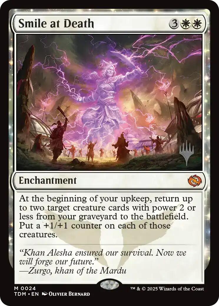 Smile at Death [Tarkir: Dragonstorm Promos] | Fandemonia Ltd
