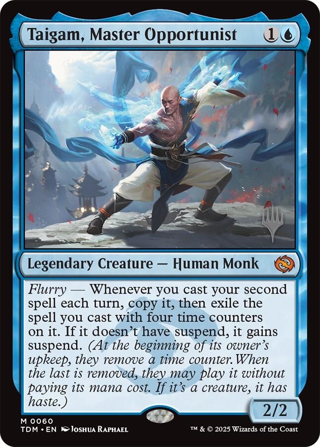 Taigam, Master Opportunist [Tarkir: Dragonstorm Promos] | Fandemonia Ltd