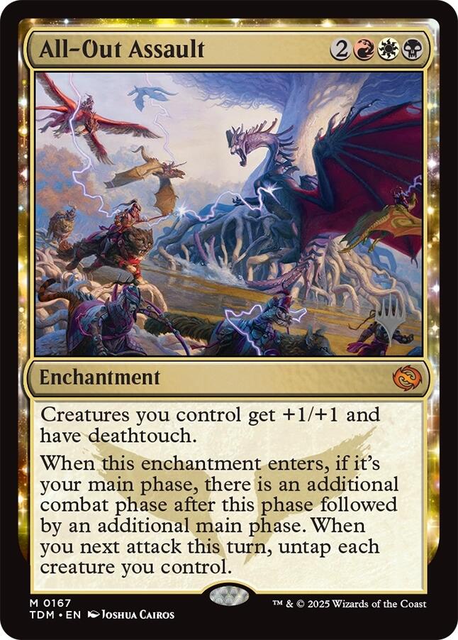 All-Out Assault [Tarkir: Dragonstorm Promos] | Fandemonia Ltd