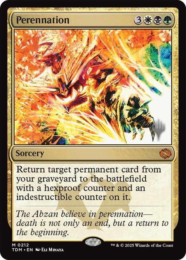 Perennation [Tarkir: Dragonstorm Promos] | Fandemonia Ltd