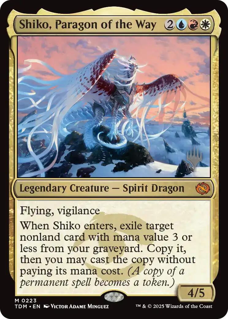 Shiko, Paragon of the Way [Tarkir: Dragonstorm Promos] | Fandemonia Ltd