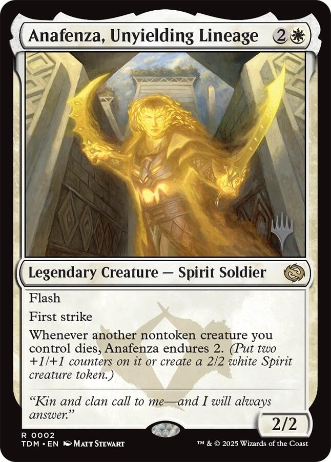 Anafenza, Unyielding Lineage [Tarkir: Dragonstorm Promos] | Fandemonia Ltd