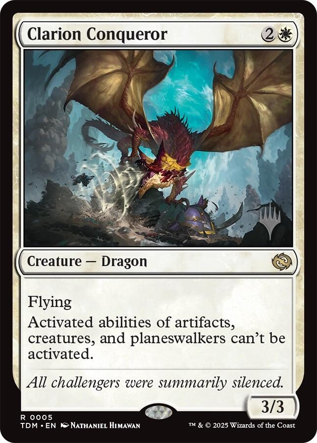 Clarion Conqueror [Tarkir: Dragonstorm Promos] | Fandemonia Ltd