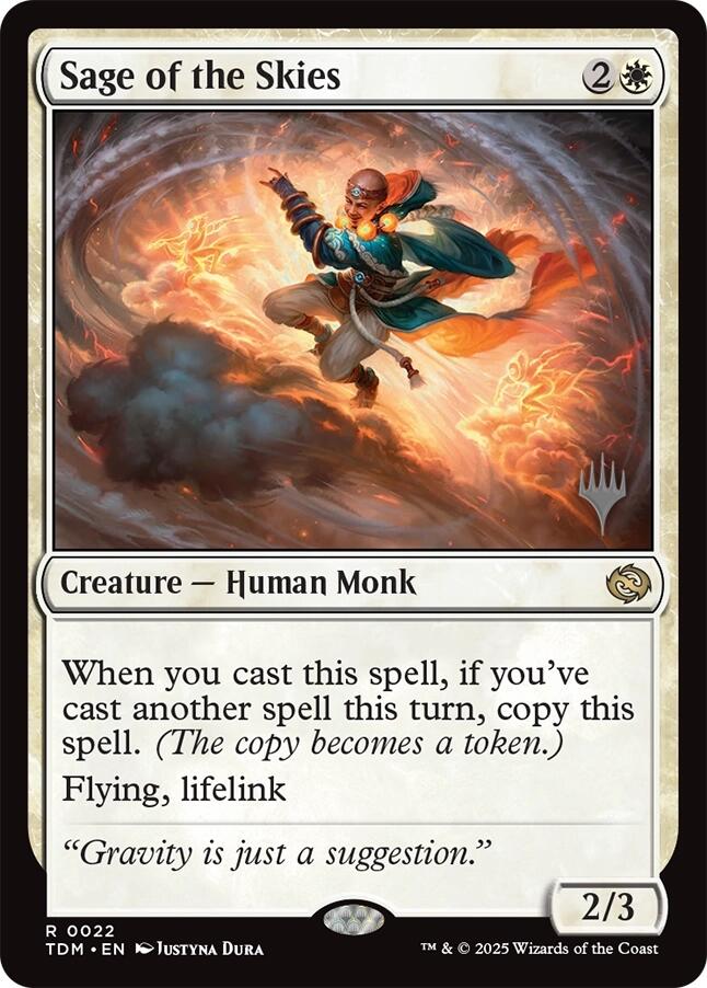 Sage of the Skies [Tarkir: Dragonstorm Promos] | Fandemonia Ltd