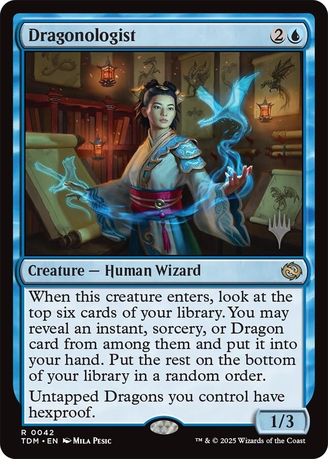 Dragonologist [Tarkir: Dragonstorm Promos] | Fandemonia Ltd