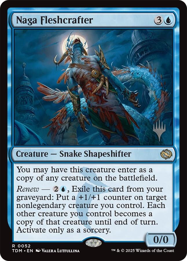 Naga Fleshcrafter [Tarkir: Dragonstorm Promos] | Fandemonia Ltd