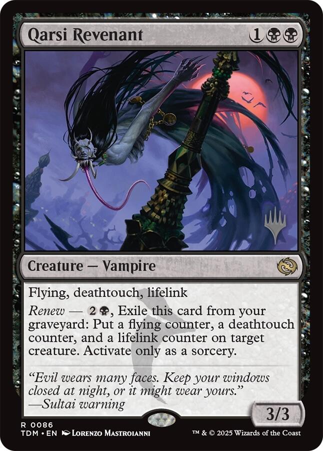 Qarsi Revenant [Tarkir: Dragonstorm Promos] | Fandemonia Ltd