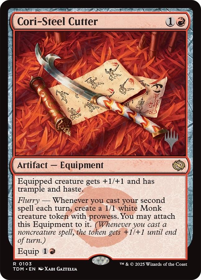 Cori-Steel Cutter [Tarkir: Dragonstorm Promos] | Fandemonia Ltd