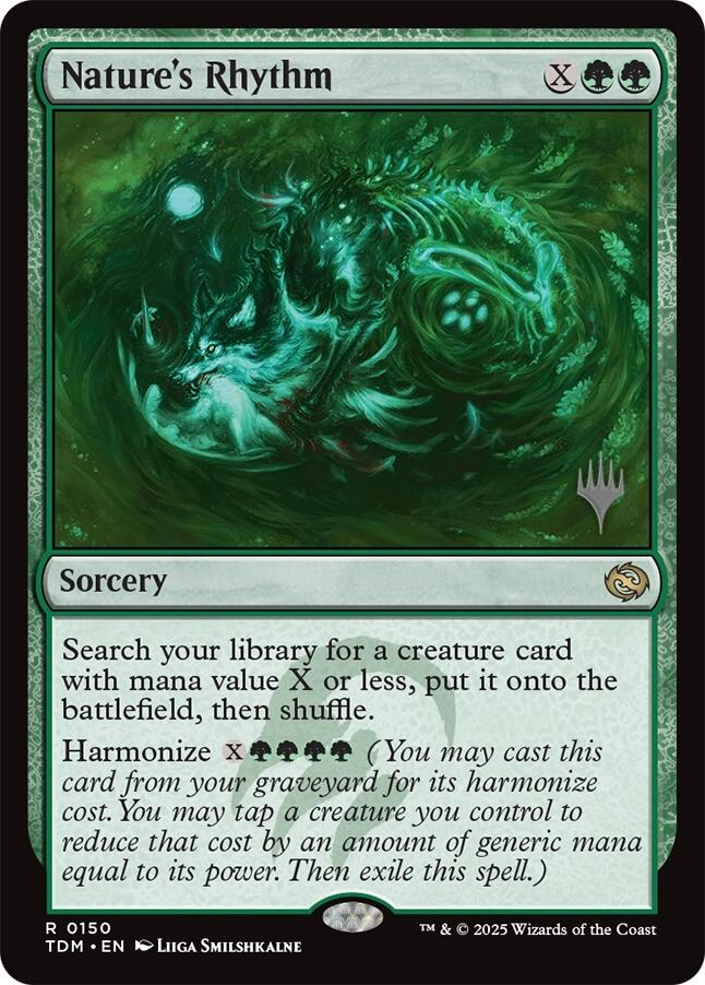 Nature's Rhythm [Tarkir: Dragonstorm Promos] | Fandemonia Ltd