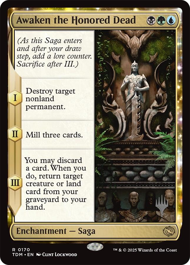 Awaken the Honored Dead [Tarkir: Dragonstorm Promos] | Fandemonia Ltd