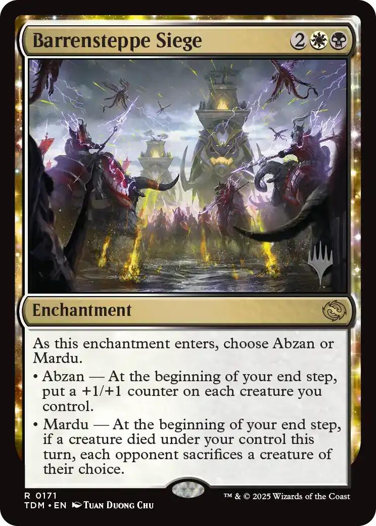 Barrensteppe Siege [Tarkir: Dragonstorm Promos] | Fandemonia Ltd