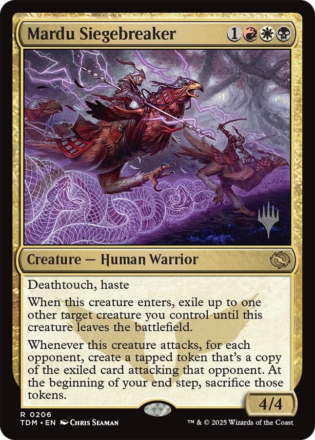 Mardu Siegebreaker [Tarkir: Dragonstorm Promos] | Fandemonia Ltd