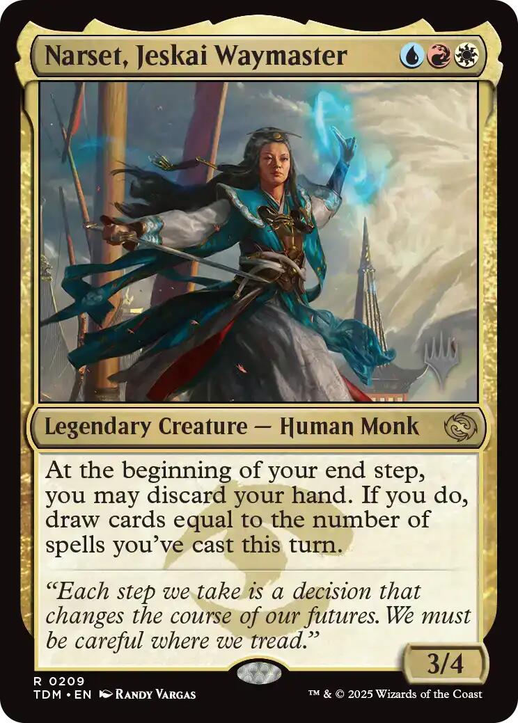 Narset, Jeskai Waymaster [Tarkir: Dragonstorm Promos] | Fandemonia Ltd