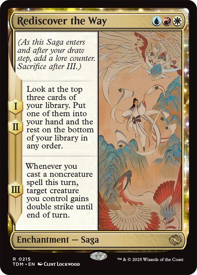 Rediscover the Way [Tarkir: Dragonstorm Promos] | Fandemonia Ltd
