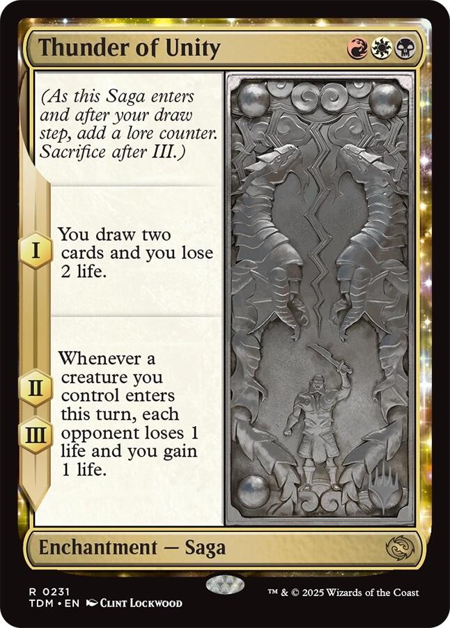 Thunder of Unity [Tarkir: Dragonstorm Promos] | Fandemonia Ltd