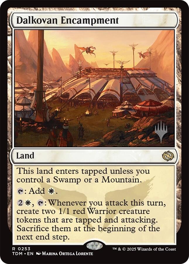 Dalkovan Encampment [Tarkir: Dragonstorm Promos] | Fandemonia Ltd