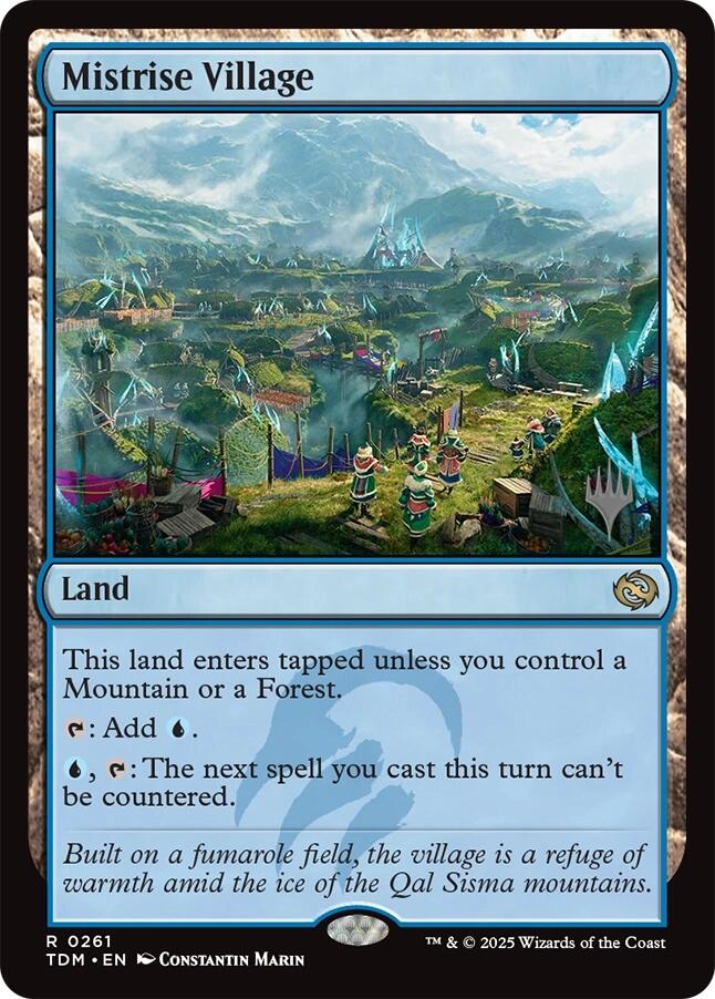 Mistrise Village [Tarkir: Dragonstorm Promos] | Fandemonia Ltd