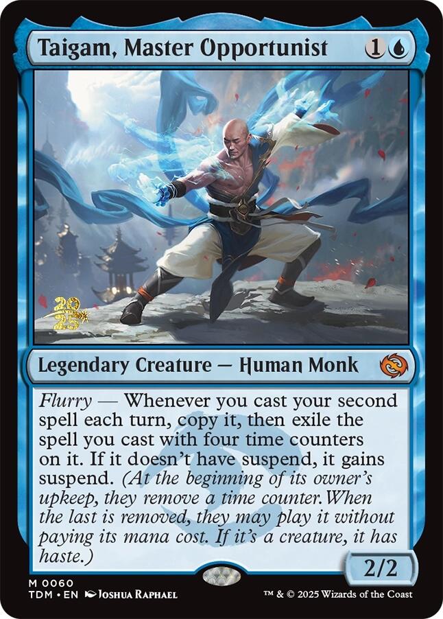Taigam, Master Opportunist [Tarkir: Dragonstorm Prerelease Promos] | Fandemonia Ltd