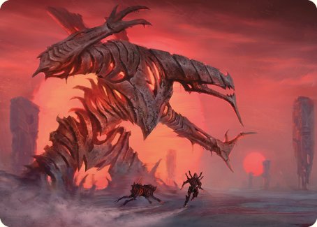 Red Sun's Zenith Art Card [Phyrexia: All Will Be One Art Series] | Fandemonia Ltd