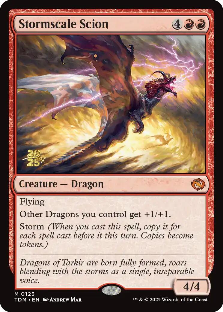 Stormscale Scion [Tarkir: Dragonstorm Prerelease Promos] | Fandemonia Ltd
