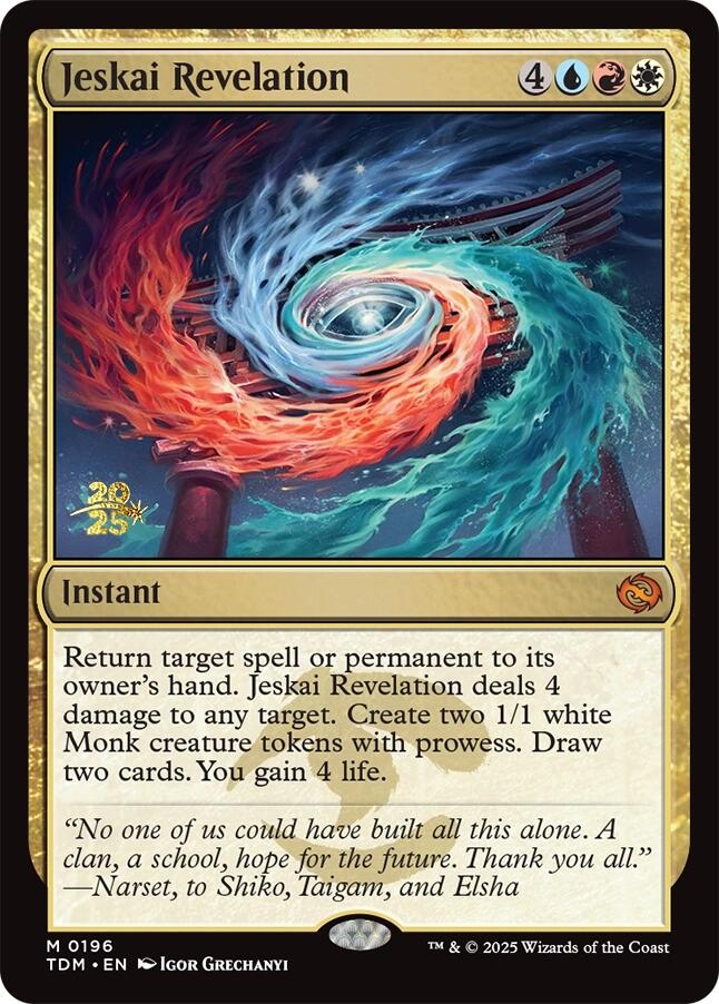Jeskai Revelation [Tarkir: Dragonstorm Prerelease Promos] | Fandemonia Ltd