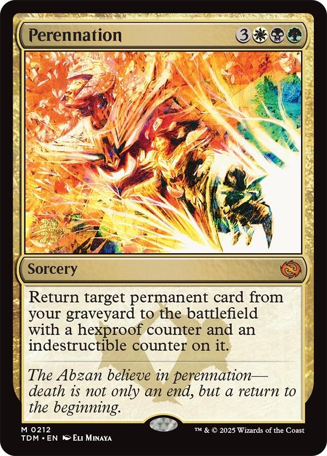 Perennation [Tarkir: Dragonstorm Prerelease Promos] | Fandemonia Ltd