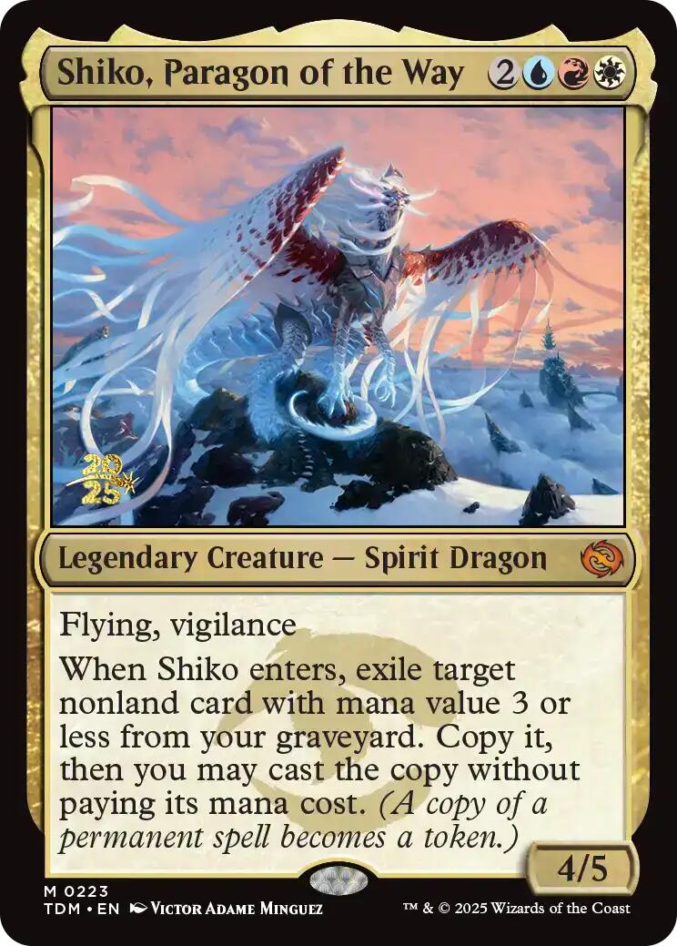 Shiko, Paragon of the Way [Tarkir: Dragonstorm Prerelease Promos] | Fandemonia Ltd
