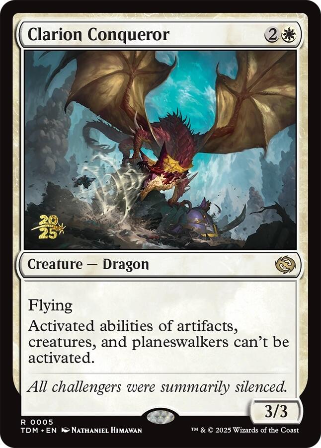 Clarion Conqueror [Tarkir: Dragonstorm Prerelease Promos] | Fandemonia Ltd